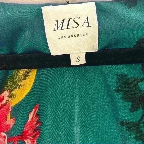 MISA LOS ANGELES Floral Morgan Robe Top Dress romantic feminine - Picture 8 of 15